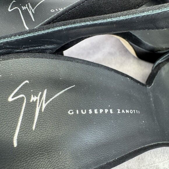 Giuseppe Zanotti Tytania Black Platform Heels - Picture 6 of 11